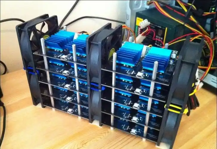 Setup of a Scrypt-optimized mining rig for Dogecoin at a Dutch mining farm