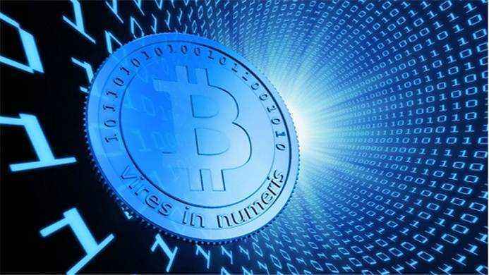 A robust Bitcoin mining setup illustrating high hash rates